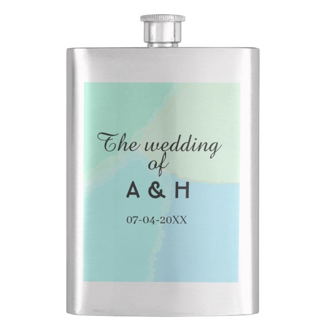 Cantil The wedding of add couple name initial letter date (Frente)