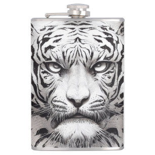 Cantil Tiger Animal Wild Nature Illustration Line Epic