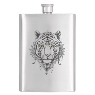 Cantil Tiger Wild Animal Nature Illustration Art Tatuagem