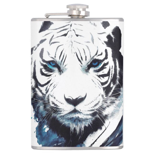 Cantil Tiger Wild Nature Free Spirit Art Painting (Frente)