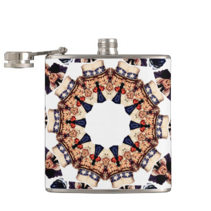 Cantil Tio Sam Apontando Dedo Kaleidoscópio