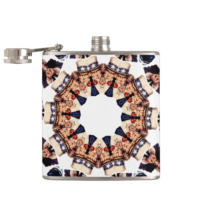 Cantil Tio Sam Apontando Dedo Kaleidoscópio (Aberto)