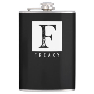 Cantil Tipografia em negros e Design brancos anormais