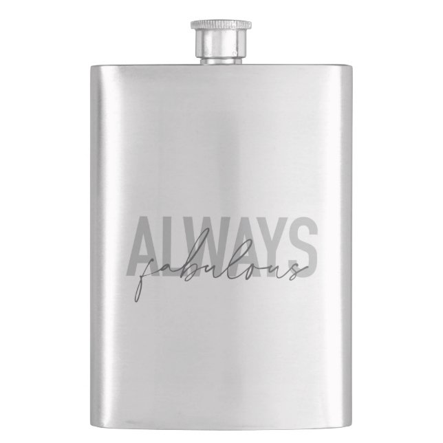 Cantil Tipografia moderna, simples, moderna, sempre fabul (Frente)