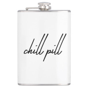 Cantil Título: "Chill Pill - Drink, Relax, Repetir Flask"