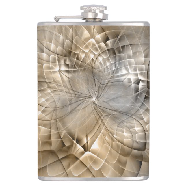 Cantil Tons da Terra Textura de Arte Fractal Moderna Abst (Frente)