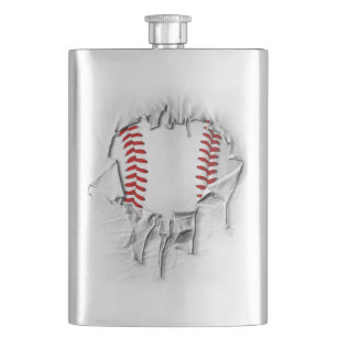 Cantil Torn Baseball Flask