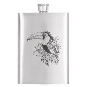 Cantil Toucan Wild Nature Illustration Art Tatuagem