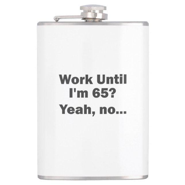 Cantil Trabalhar até ter 65 anos? Sim, não... (Frente)