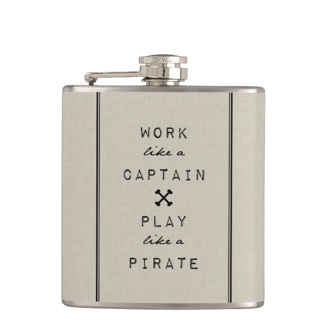 Cantil Trabalho como um capitão Jogo Como Um Pirata (Frente)