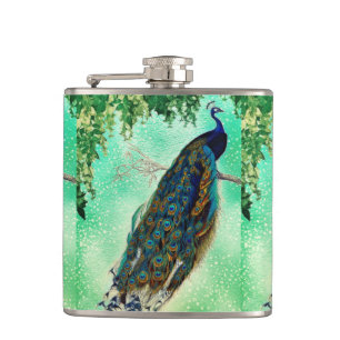 Cantil Trabalho de arte de pavão legado  