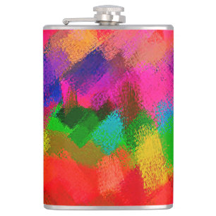 Cantil Traço do Pincel de Cor do Abstrato Moderno