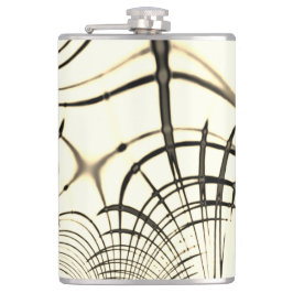 Cantil Traços curvos castanho-castanho-rosado, fundo clar