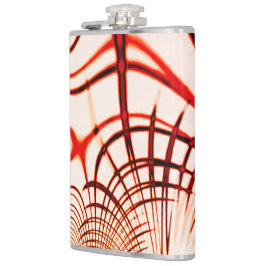 Cantil Traços curvos em castanho-vermelho cruzado, efeito