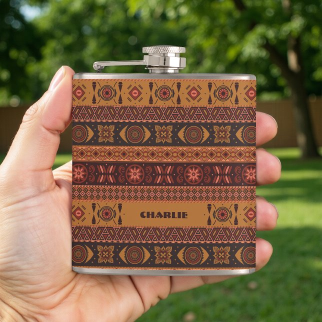 Cantil Traditional Terracotta Ethnic Tribal Boho Pattern (Criador carregado)