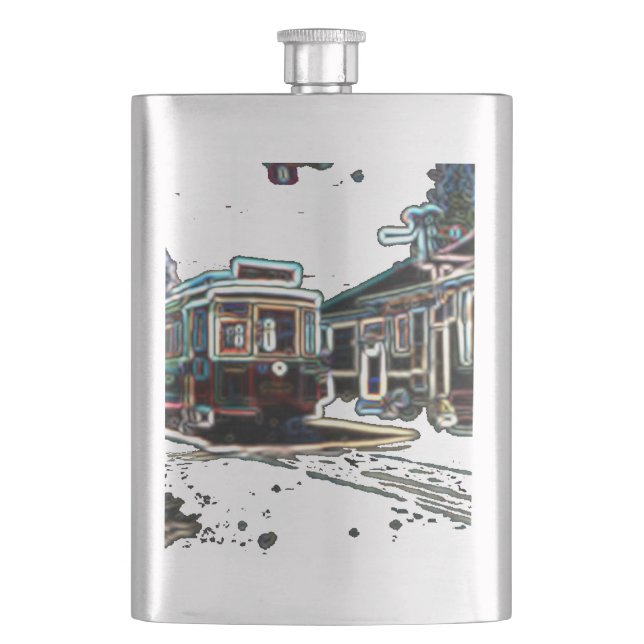 Cantil TRC Neon Streetcar no Stn Classic Flask (Frente)