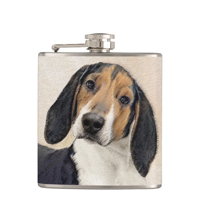Cantil Treing Walker Coonhound Painting - Arte Original (Frente)