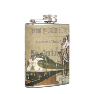 Cantil Trem locomotivo do vintage