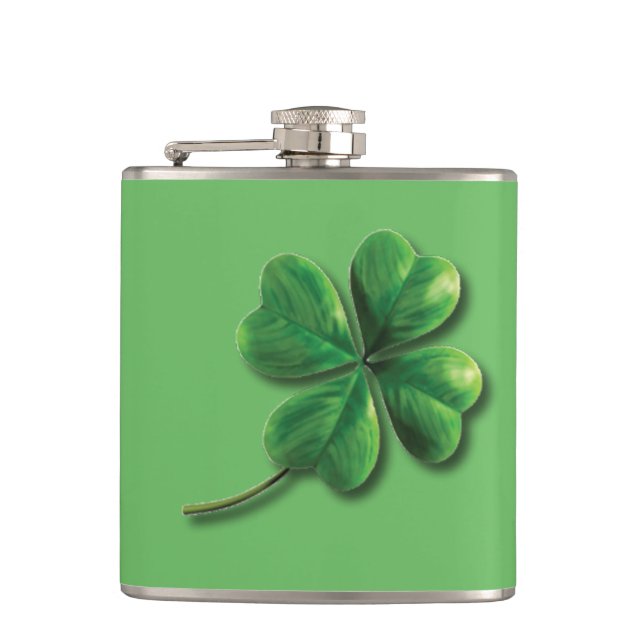 Cantil Trevo Irlandês Verde Moderno (Frente)