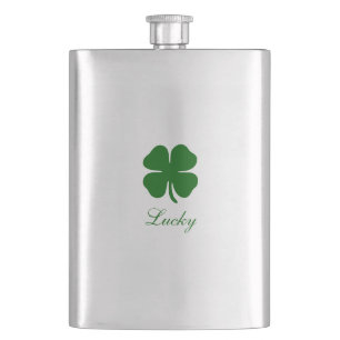 Cantil Trevo Verde da Sorte Personalizado