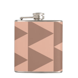 Cantil Triângulos Grandes Geométricos Mocha Mousse Rosa D