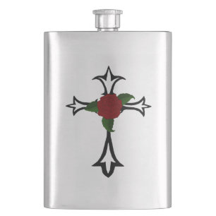 Cantil Tribal Cross Flask