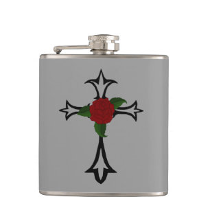 Cantil Tribal Cross Flask