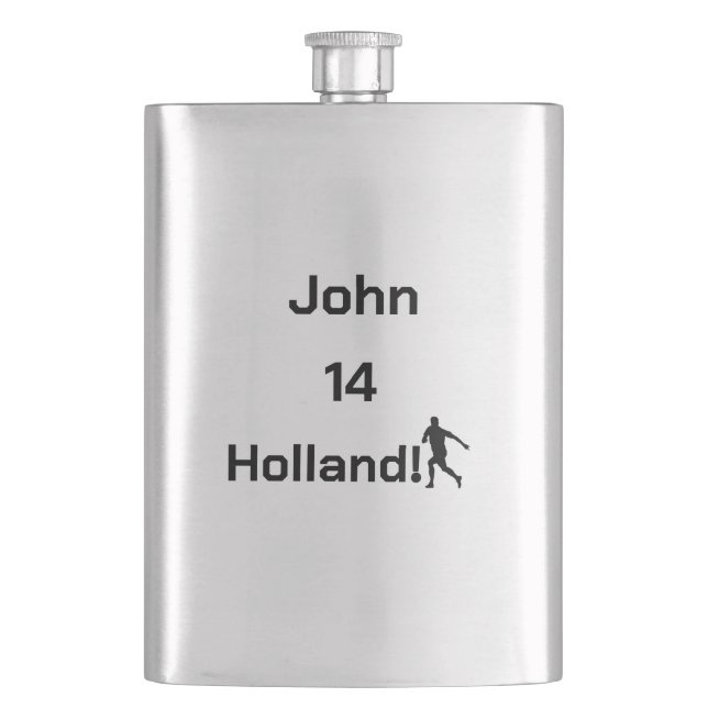 Cantil Tributo Personalizado de Fã de Futebol da Holanda (Frente)