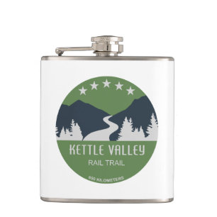 Cantil Trilha ferroviária Kettle Valley na Colômbia Britâ