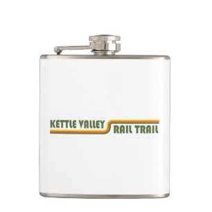 Cantil Trilha ferroviária Kettle Valley na Colômbia Britâ