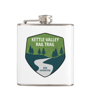 Cantil Trilha ferroviária Kettle Valley na Colômbia Britâ