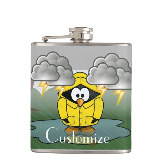 Cantil Trocando Rainy Day Pinguin Thunder_Cove (Frente)