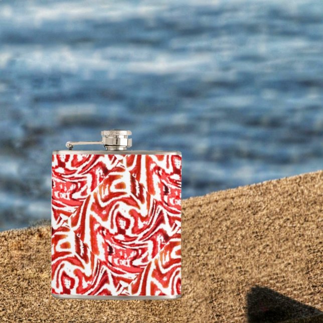 Cantil Tropic Vermelho (A tropical, look in a flask, transports you, to a tropical vacation!)