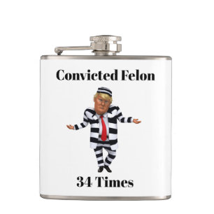 Cantil Trump condenado Felon Flask
