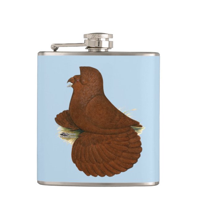 Cantil Trumpeter Pigeon Vermelho (Frente)
