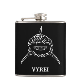 Cantil Tubarão-branco-Excelente-tribal preto e branco