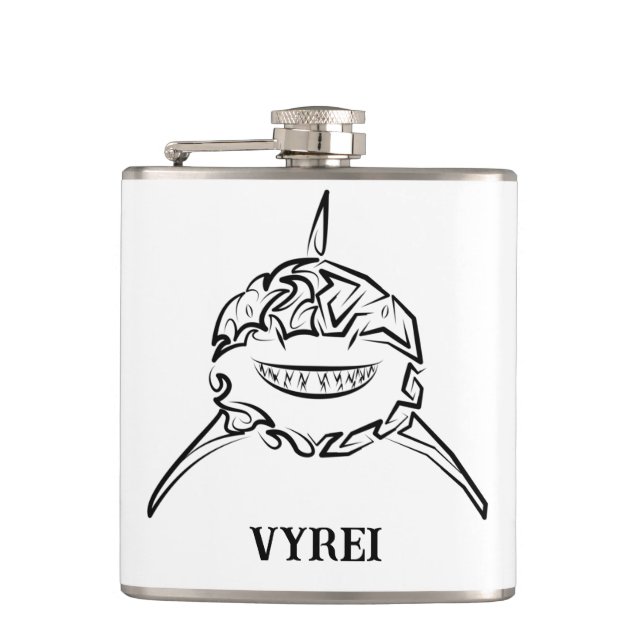 Cantil Tubarão-branco-Excelente-tribal preto e branco (Frente)