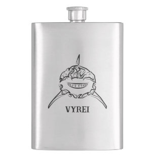 Cantil Tubarão-branco-Excelente-tribal preto e branco