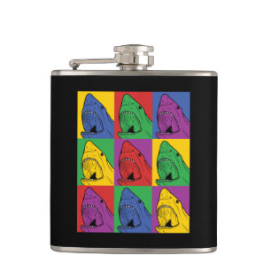 Cantil Tubarão do pop art