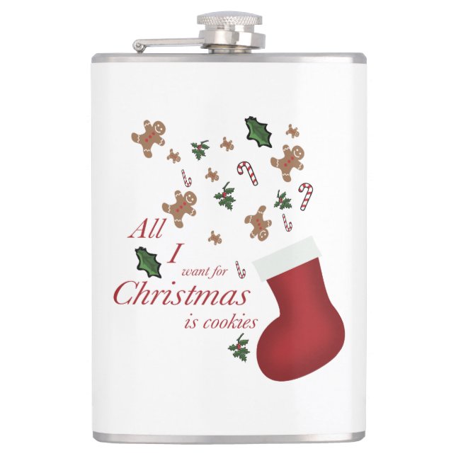 Cantil tudo o que eu quero para o natal é biscoito (Frente)