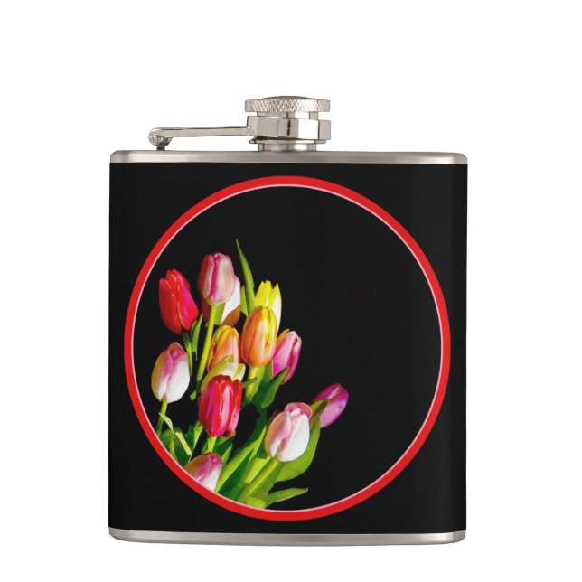Cantil Tulip Painting - Arte Flor Original (Frente)