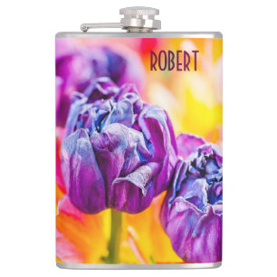 Cantil Tulipas Encantando roxo