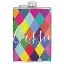 Tumbler térmico do Arlequin Rainbow verificado