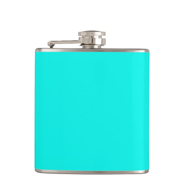 Cantil Turquesa Azul-Teal Aqua Fluorescente Personalizado (Frente)