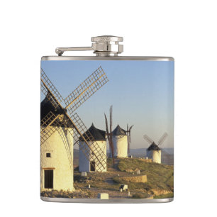 Cantil UE, Espanha, La Mancha, Consuegra. Moinhos de vent