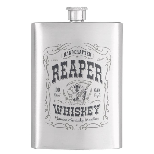 Cantil Uísque Reaper Kentucky Bourbon (Frente)