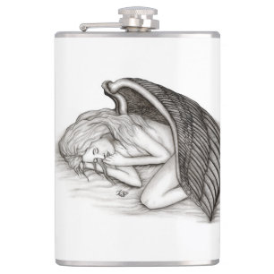 Cantil Um anjo adormecido, Design preto e branco