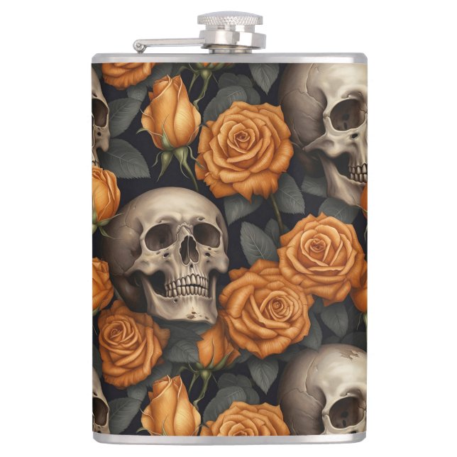 Cantil Um design da série A Skull and Roses 11 (Frente)