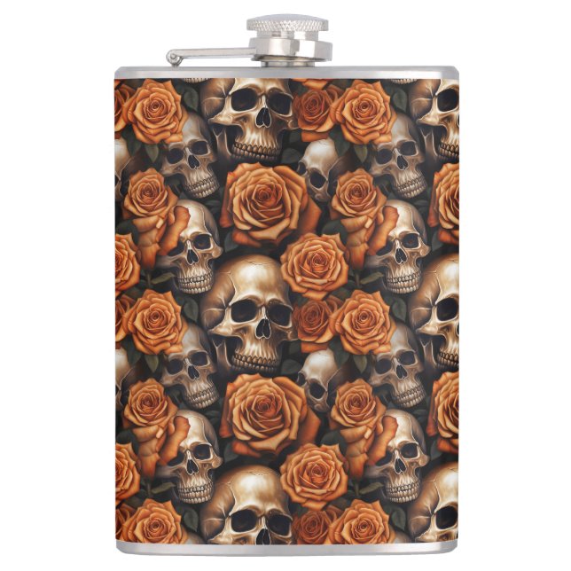 Cantil Um design da série A Skull and Roses 9 (Frente)