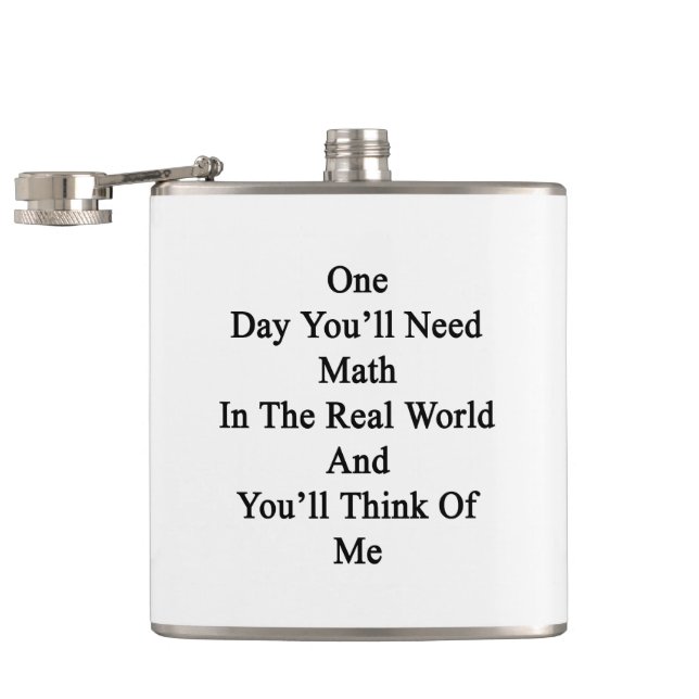 Cantil Um dia você precisará a matemática no mundo real e (Aberto)